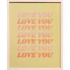 Kwantum Wanddecoratie*Poster Love You 40x50 Cm