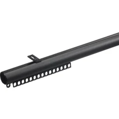 Kwantum Gordijnrails*Railroedeset 250 Cm Zwart Metaal - Ø28mm