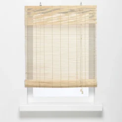 Kwantum Rolgordijnen*Rolgordijn Bamboe Naturel 90x160 Cm 090X160CM
