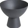 Kwantum Decoratie Schalen|Schalen*Schaal Op Voet Esthetic Metaal Zwart ø 20 Cm
