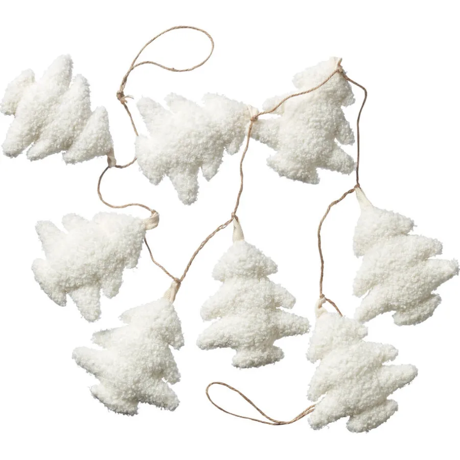 Kwantum Kerstdecoratie*Slinger Kerstboom Wit