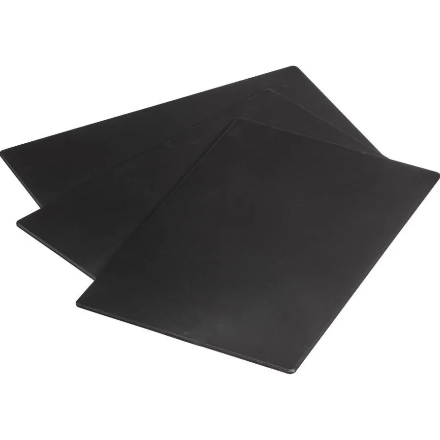 Kwantum Keukenaccessoires*Snijplanken In Houder S/3 Zwart