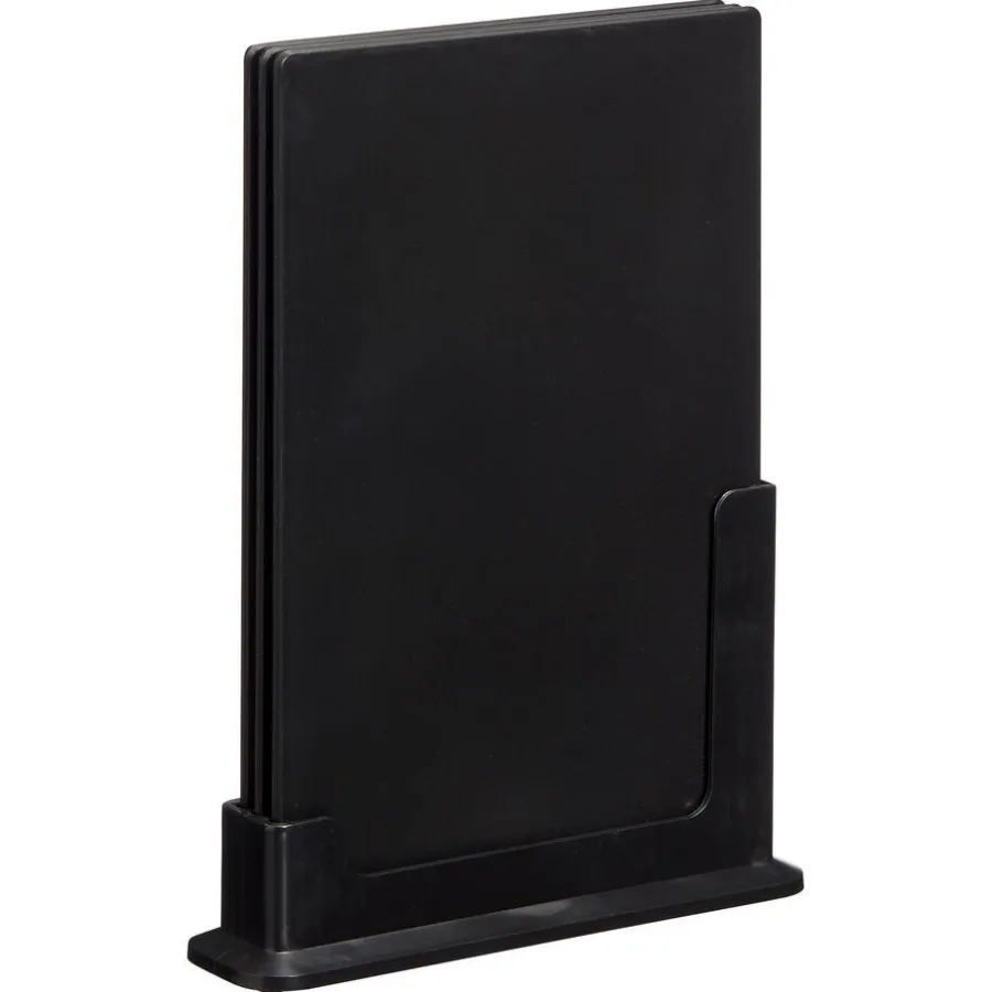 Kwantum Keukenaccessoires*Snijplanken In Houder S/3 Zwart