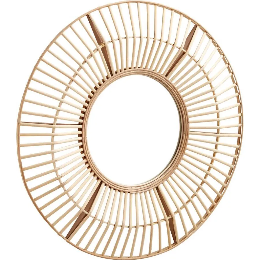 Kwantum Spiegels*Spiegel Rattan Bruin