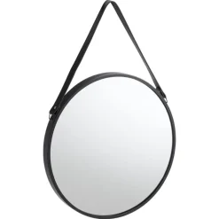 Kwantum Spiegels*Spiegel Terlan Zwart 45 Cm 045CM