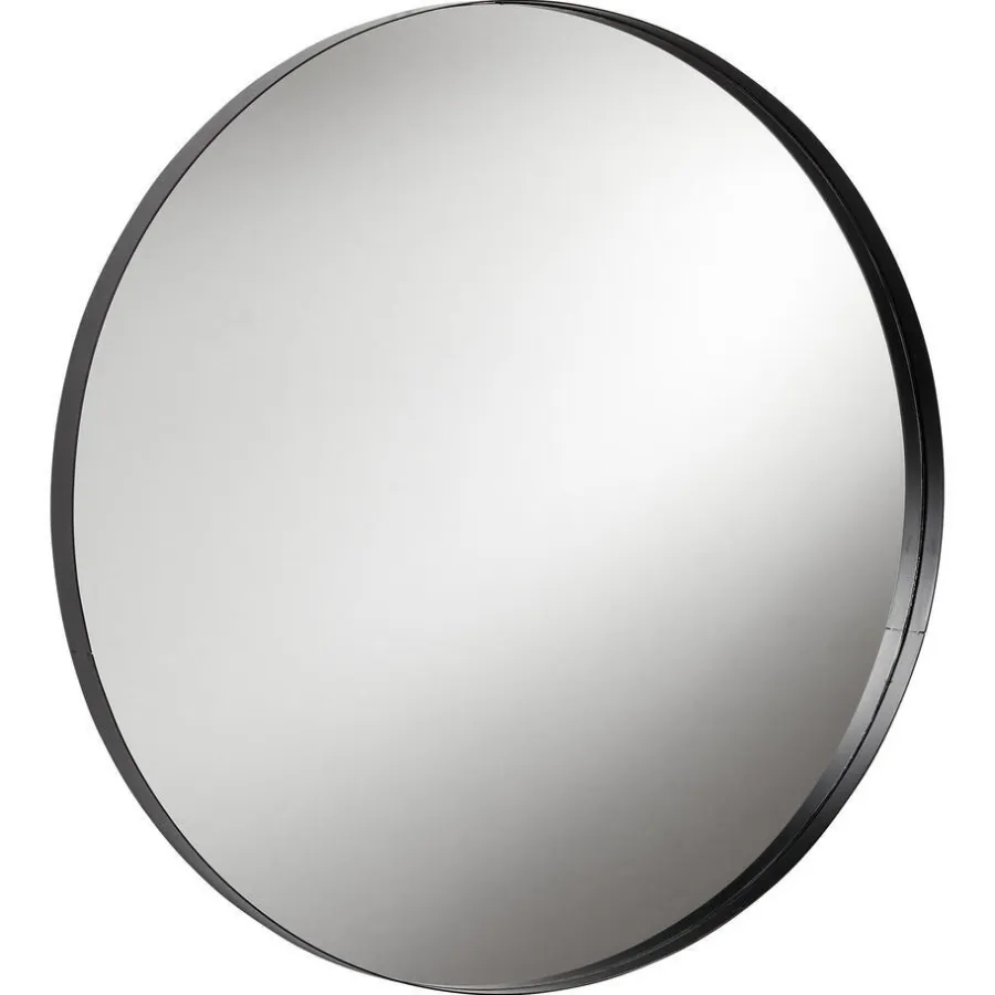 Kwantum Spiegels*Spiegel Verona Ø75 Cm Zwart