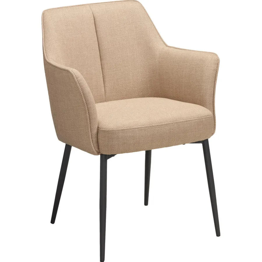 Kwantum Eetkamerstoelen*Stoel Comerio Caramel Camel