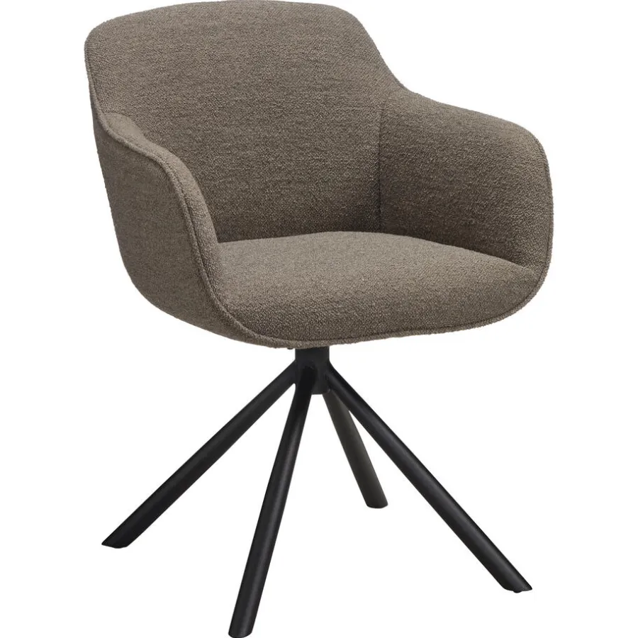 Kwantum Eetkamerstoelen*Stoel Comiso Taupe
