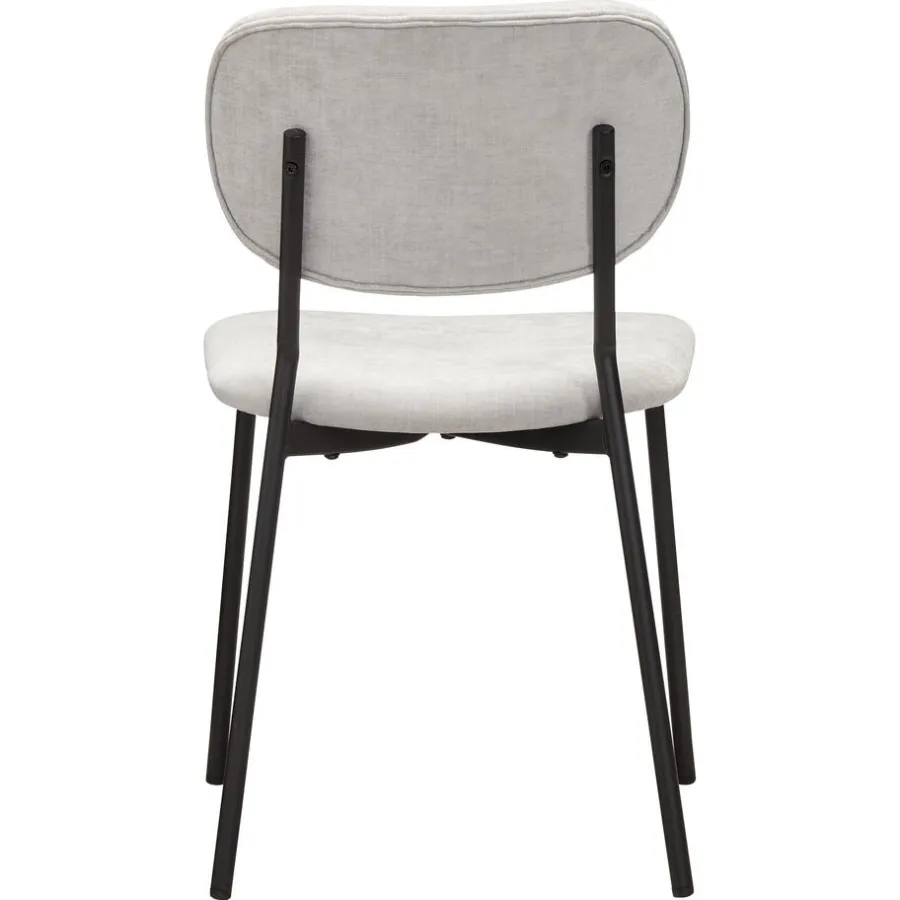 Kwantum Eetkamerstoelen*Stoel Desulo Lichtgrijs