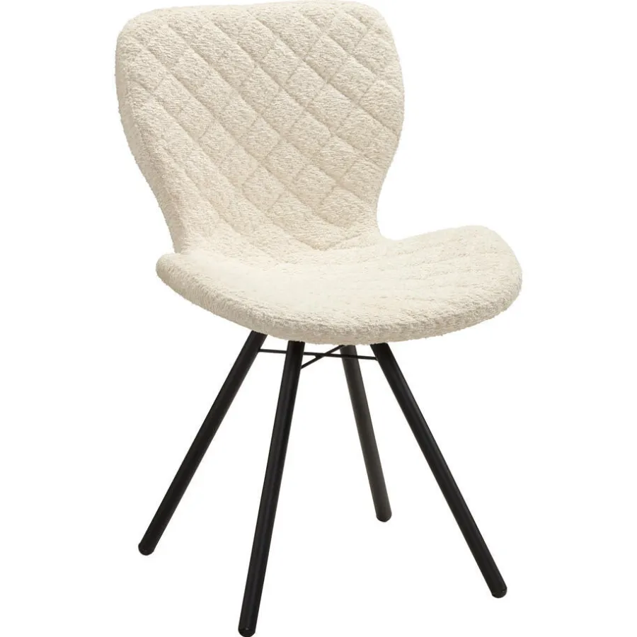Kwantum Eetkamerstoelen*Stoel Lucca Off-White Creme