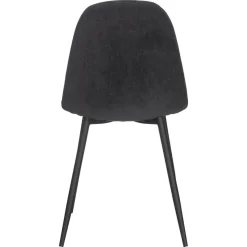 Kwantum Eetkamerstoelen*Stoel Napoli Zwart ZwartSS24