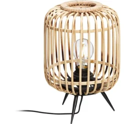 Kwantum Tafellampen*Tafellamp Bia Zwart Naturel