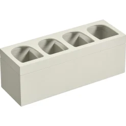 Kwantum Keukenaccessoires*Theedoos Cave Symmetric Off-White