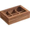 Kwantum Keukenaccessoires*Theedoos Walnoot Bruin