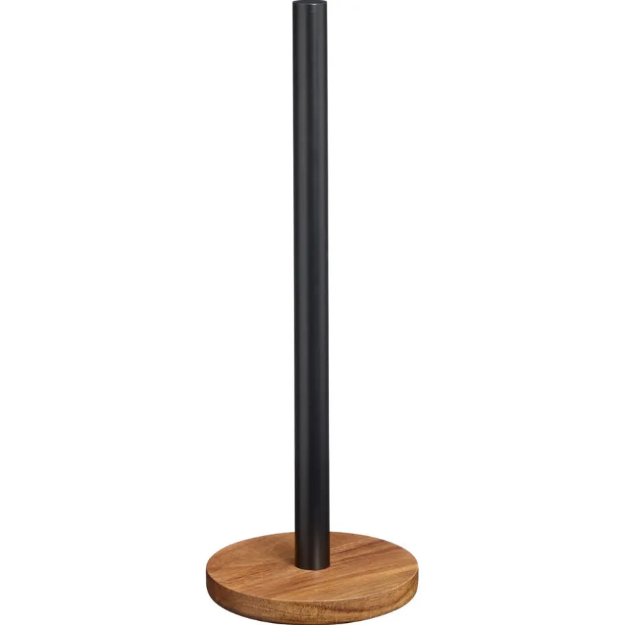 Kwantum Badkameraccessoires*Toiletrolhouder Bols Bruin/Zwart