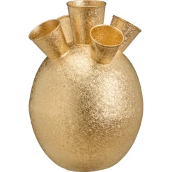 Kwantum Vazen & Potten*Tulpen Vaas Goud - 29x19 Cm