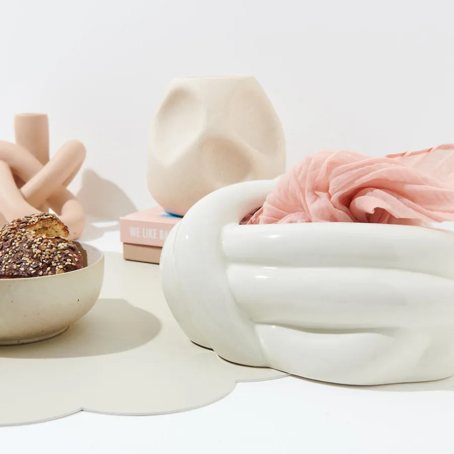 Kwantum Vazen & Potten*Vaas Pile Beige