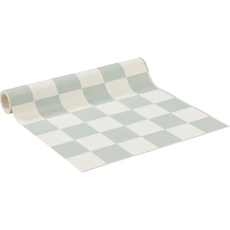 Kwantum Vinyl Vloeren*Vinyl Alicia Mint Tegellook Je berekent hoeveel meters je nodig hebt door lengte en breedte in te vullen