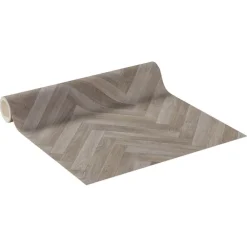 Kwantum Vinyl Vloeren*Vinyl Clarks Taupe Visgraat Je berekent hoeveel meters je nodig hebt door lengte en breedte in te vullen