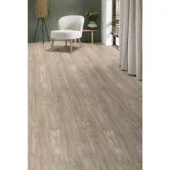 Kwantum Vinyl Vloeren*Vinyl Tennessee Taupe Eiken Je berekent hoeveel meters je nodig hebt door lengte en breedte in te vullen