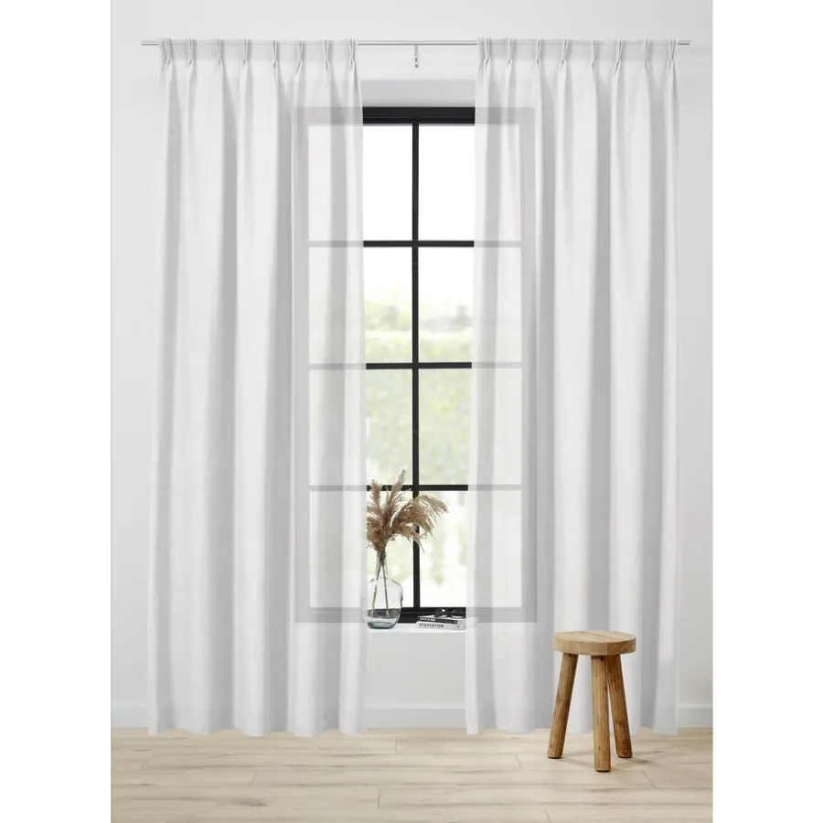 Kwantum Vitrages*Vitrage Violet Wit 150 Cm 150CM