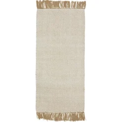 Kwantum Vloerkleden|Vloerkleden Woonkamer*Vloerkleed Buna Naturel Wit