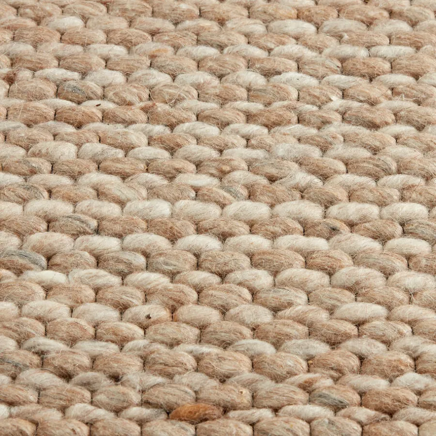 Kwantum Vloerkleden|Vloerkleden Woonkamer*Vloerkleed Corbin Zand 190x280 Cm