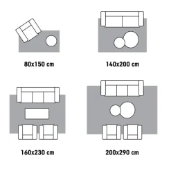 Kwantum Vloerkleden|Vloerkleden Woonkamer*Vloerkleed Norfolks Grijs 160x230 Cm