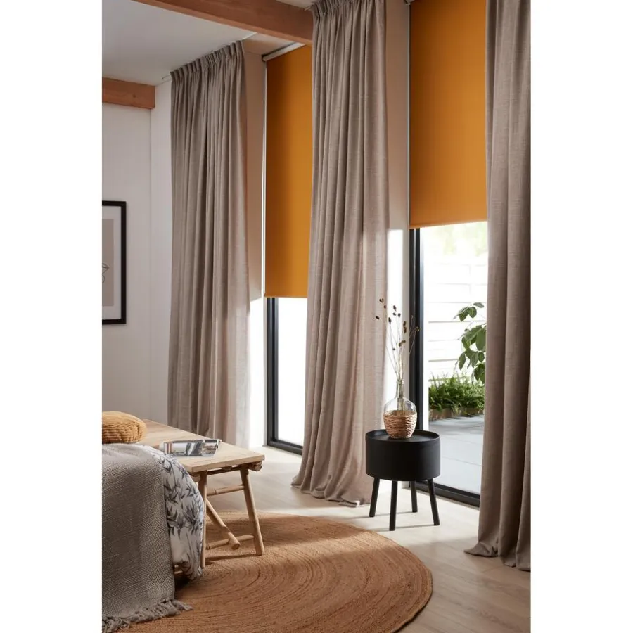 Kwantum Vloerkleden|Vloerkleden Woonkamer*Vloerkleed Solis Naturel - Ø 200 Cm
