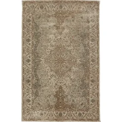 Kwantum Vloerkleden Woonkamer|Vloerkleden Kinderkamer*Vloerkleed Stanford Bruin 135x190 Cm 135X190CM