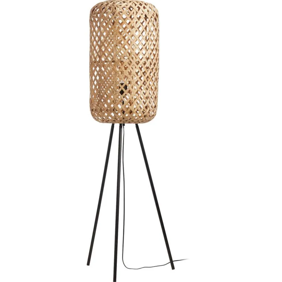 Kwantum Vloerlampen*Vloerlamp Aphrodite Zwart Naturel