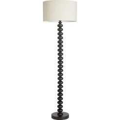Kwantum Vloerlampen*Vloerlamp Bols Off-White Zwart