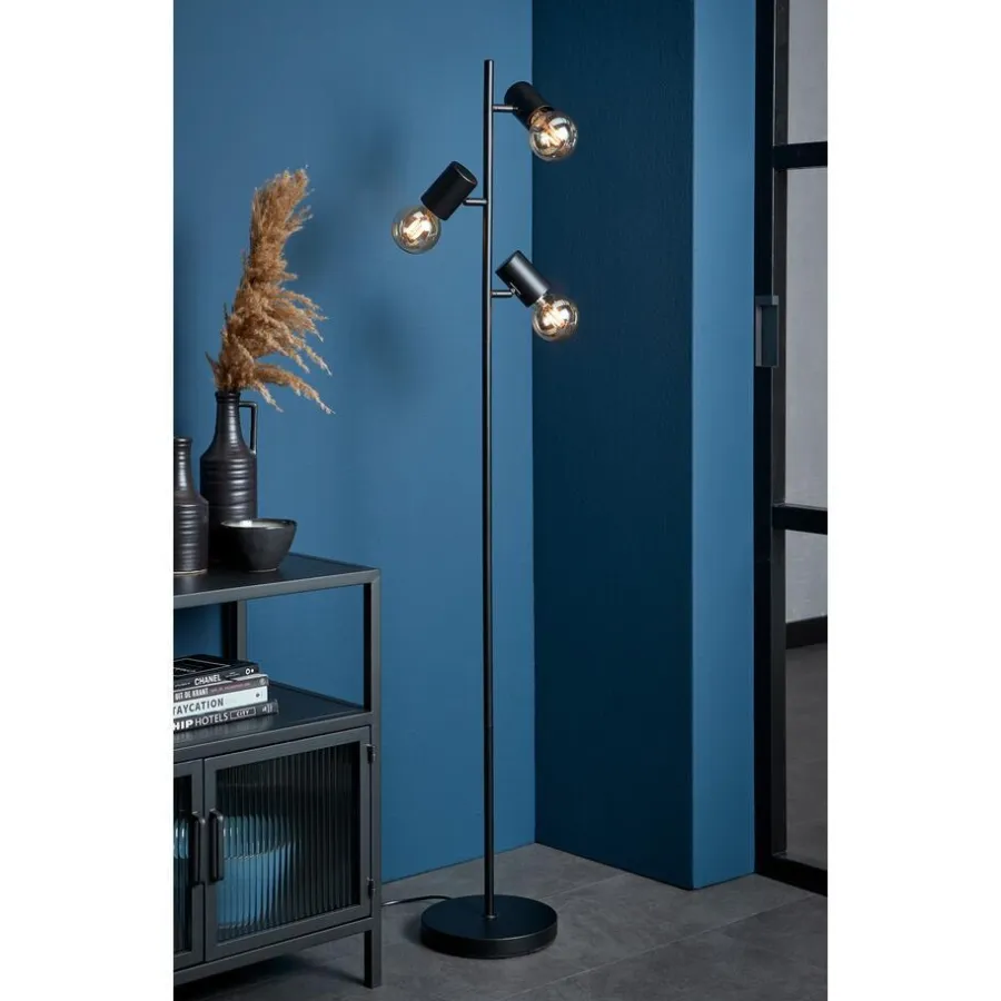 Kwantum Vloerlampen*Vloerlamp Elste Zwart