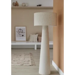 Kwantum Vloerlampen*Vloerlamp Pandia Off-White