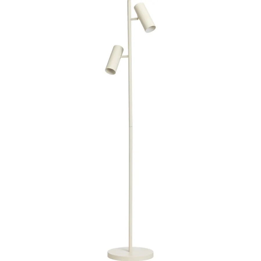 Kwantum Vloerlampen*Vloerlamp 2-Spots Larissa Greige