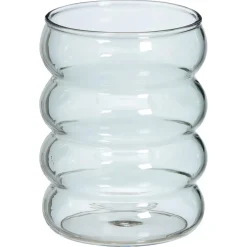 Kwantum Glazen|Glazen*Waterglas Wavy - 350 Ml Beige